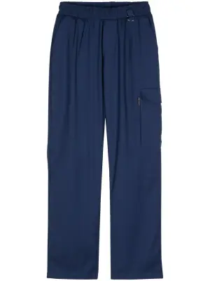 Брюки карго с узором в елочку