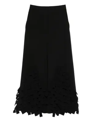 Брюки с прямоугольными вставками