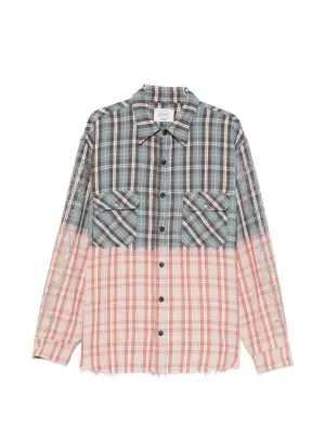Фланелевая рубашка-овершот с узором