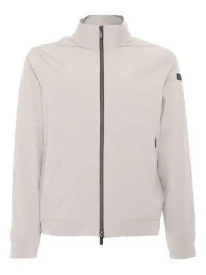 Куртка на молнии с высоким воротником