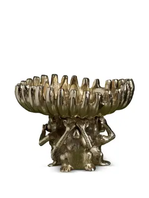 Небольшой поднос с изображением обезьяны