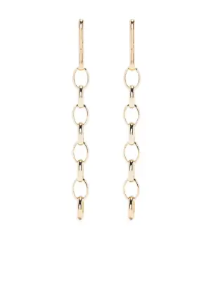 Серьги-подвески с цепочками