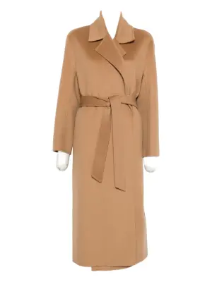 Пальто с поясом