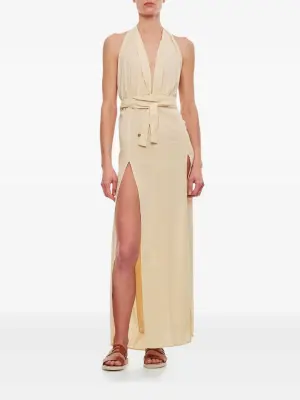 Платье макси Hera с V-образным вырезом
