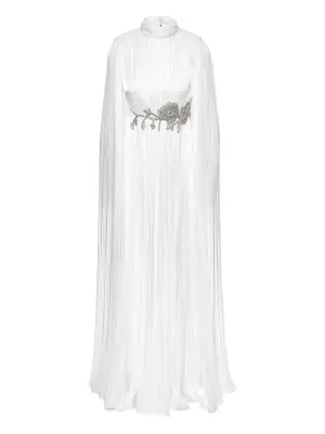 Платье макси со складками