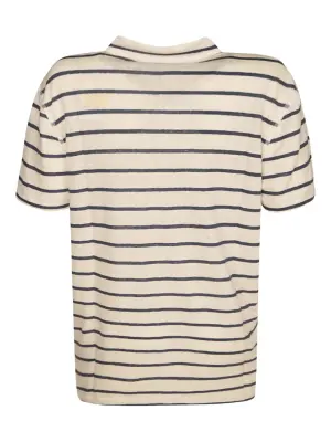 рубашка поло в полоску