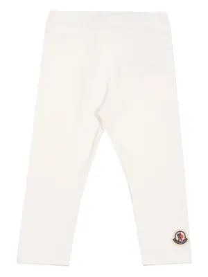 Легинсы с нашивкой-логотипом