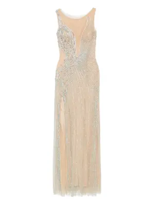 Декорированное платье макси