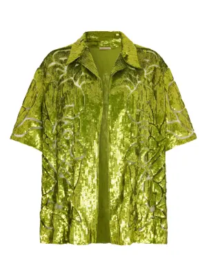 Рубашка с пайетками