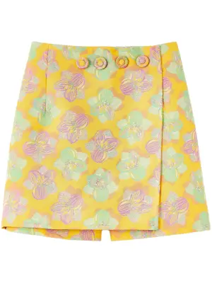 Шорты с цветочным принтом