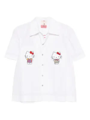 Рубашка с вышивкой и карманом