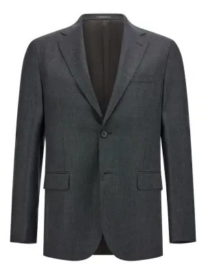 Блейзер из вирджинской шерсти