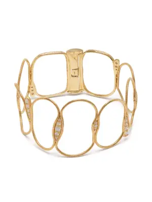 браслет Fluid из желтого золота с бриллиантами