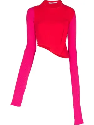 Джемпер асимметричного кроя