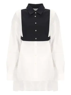 Рубашка на пуговицах спереди