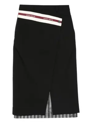 Юбка миди Rock в полоску