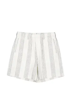 Фактурные шорты в полоску