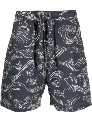 Шорты Songkran с графичным принтом