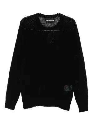 Свитер с круглым вырезом