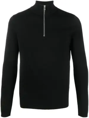 Джемпер с воротником на молнии