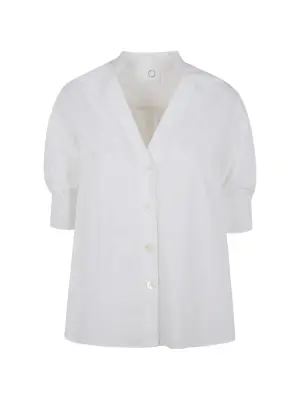 Рубашка с рукавами-пуф