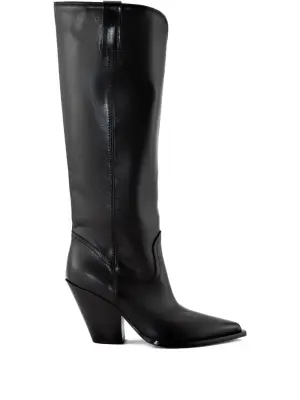 Сапоги с заостренным носком