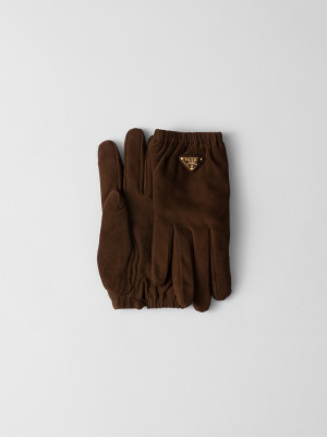 Замшевые перчатки