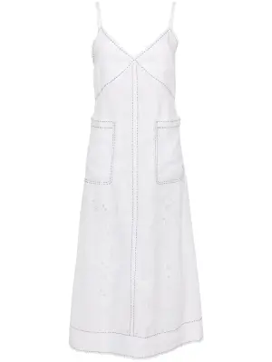 Льняное платье миди Luna