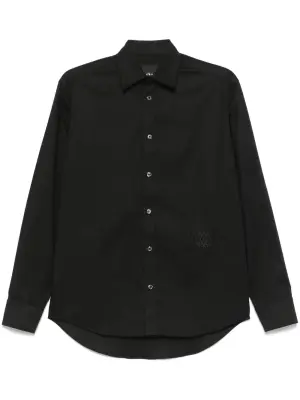 Рубашка с вышитым логотипом