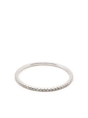 Кольцо из белого золота с бриллиантами