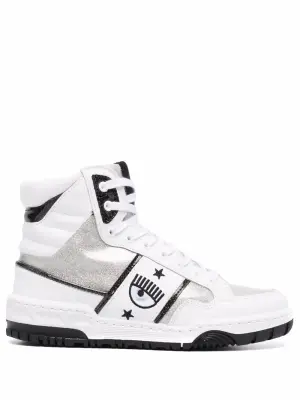 высокие кроссовки с принтом