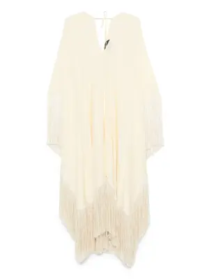 Платье миди с бахромой