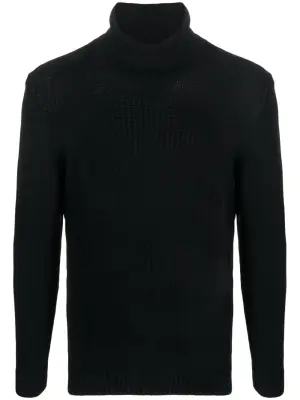 Джемпер с высоким воротником