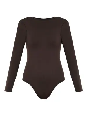 боди с длинными рукавами