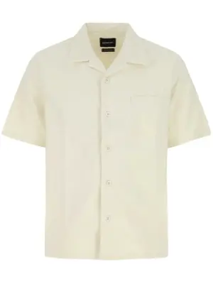 Вельветовая рубашка с короткими рукавами