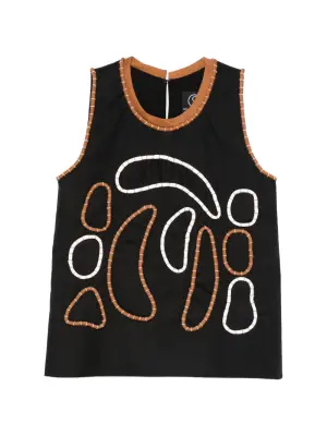 Блузка с контрастной отделкой