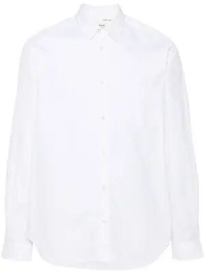 Поплиновая рубашка с длинными рукавами