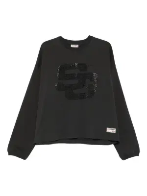 Толстовка со стразами