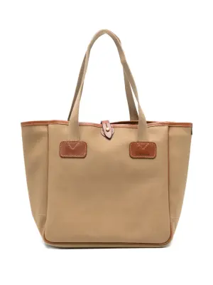 Сумка-тоут с кожаной отделкой