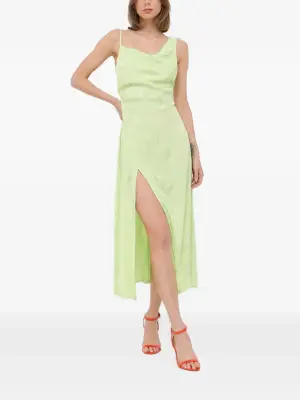 Платье миди с цветочным принтом