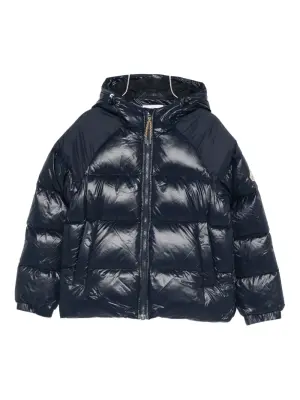 Стеганая куртка с капюшоном