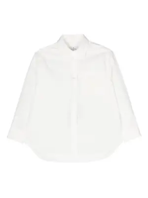 Рубашка с вышитым логотипом