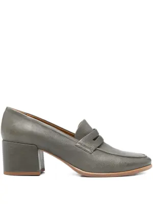 пенни-лоферы на блочном каблуке