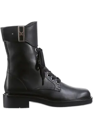 ботинки Nick в стиле милитари на шнуровке