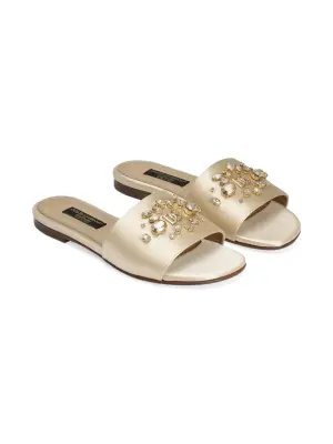 шлепанцы со стразами