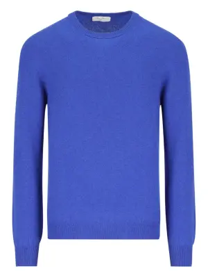 Кашемировый свитер в рубчик