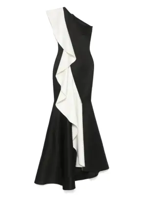 вечернее платье на одно плечо