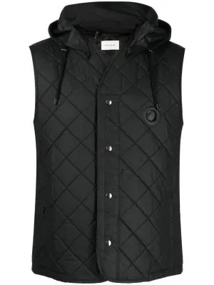 Стеганый жилет на пуговицах