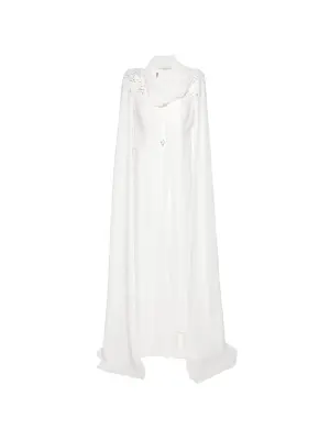 Платье-накидка с украшениями