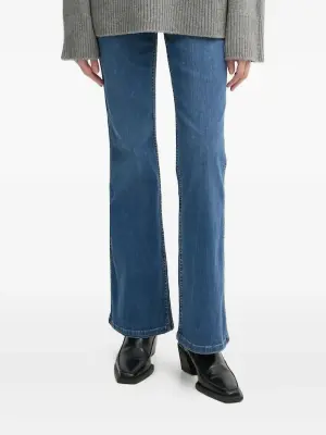 Джинсы с нашивкой-логотипом